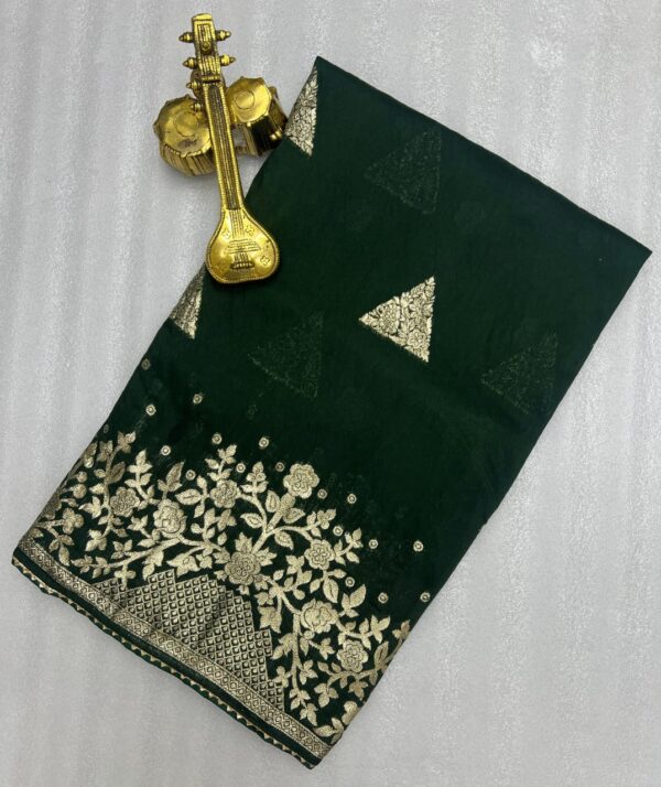 Dolla Viscose Silk Saree with Zari & Meenakari Weaving