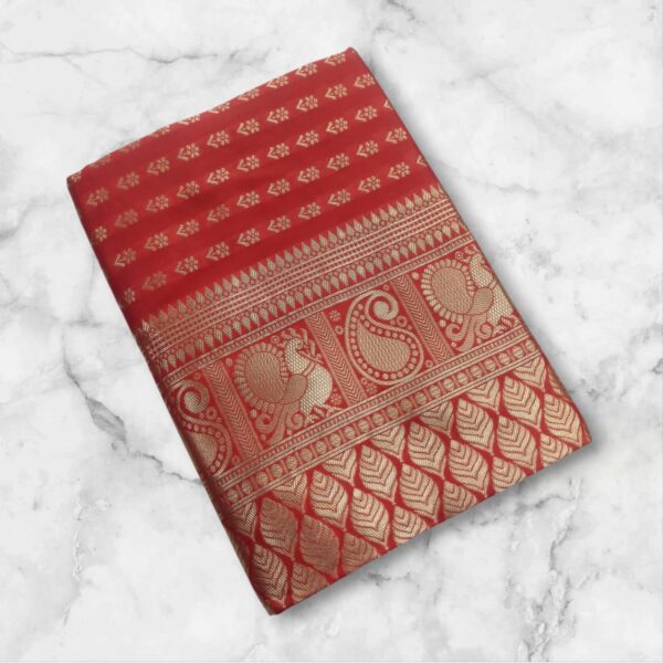 Soft Lichi Silk Saree with Rich Pallu & Jacquard Work