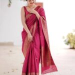 Festive Glow Soft Silk Saree with Jacquard Border & Rich Pallu