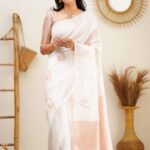 Banarasi Elegance Soft Lichi Silk Saree