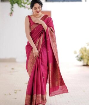 Home – The Fabrizo Saree Premium Soft Lichi Silk Saree